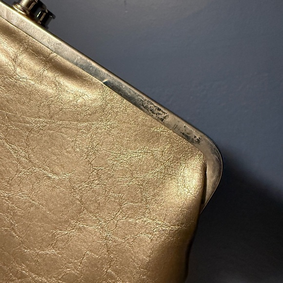 Nicole by Nicole Miller Silver Clutch Approx 8 1/2 x 4 - Picture 7 of 7